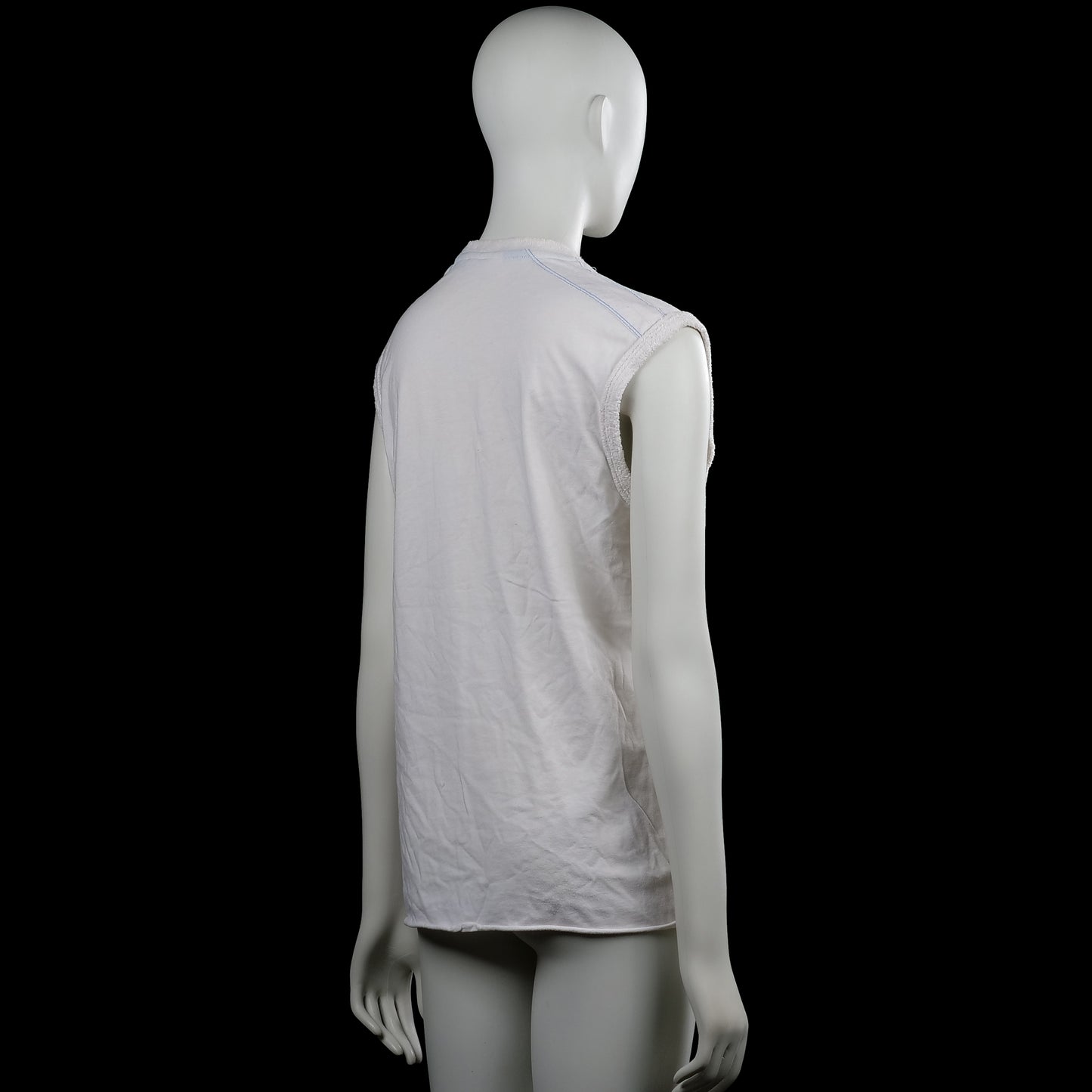 Tank top - White & Light Blue - Size L