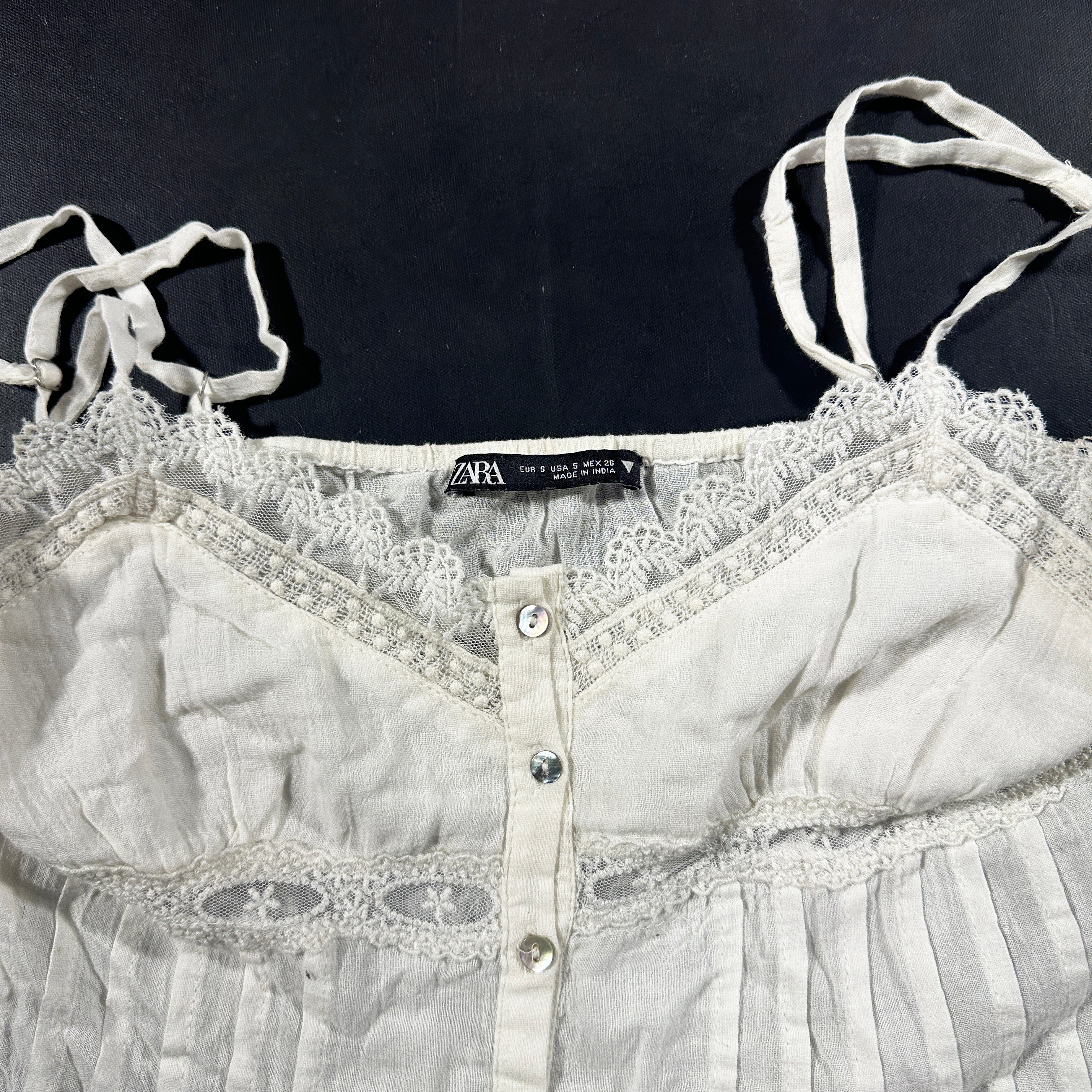 Tank top - White - Size S