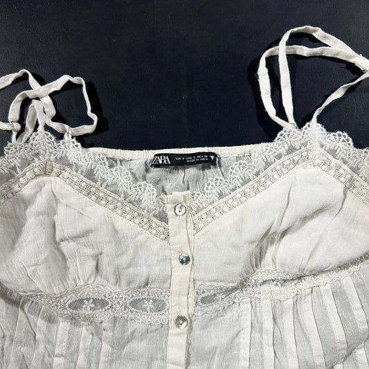 Tank top - White - Size S