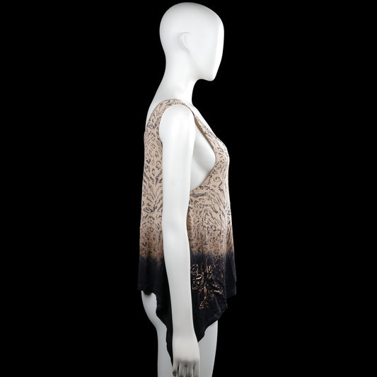 Tank top - Beige & Black - Size M