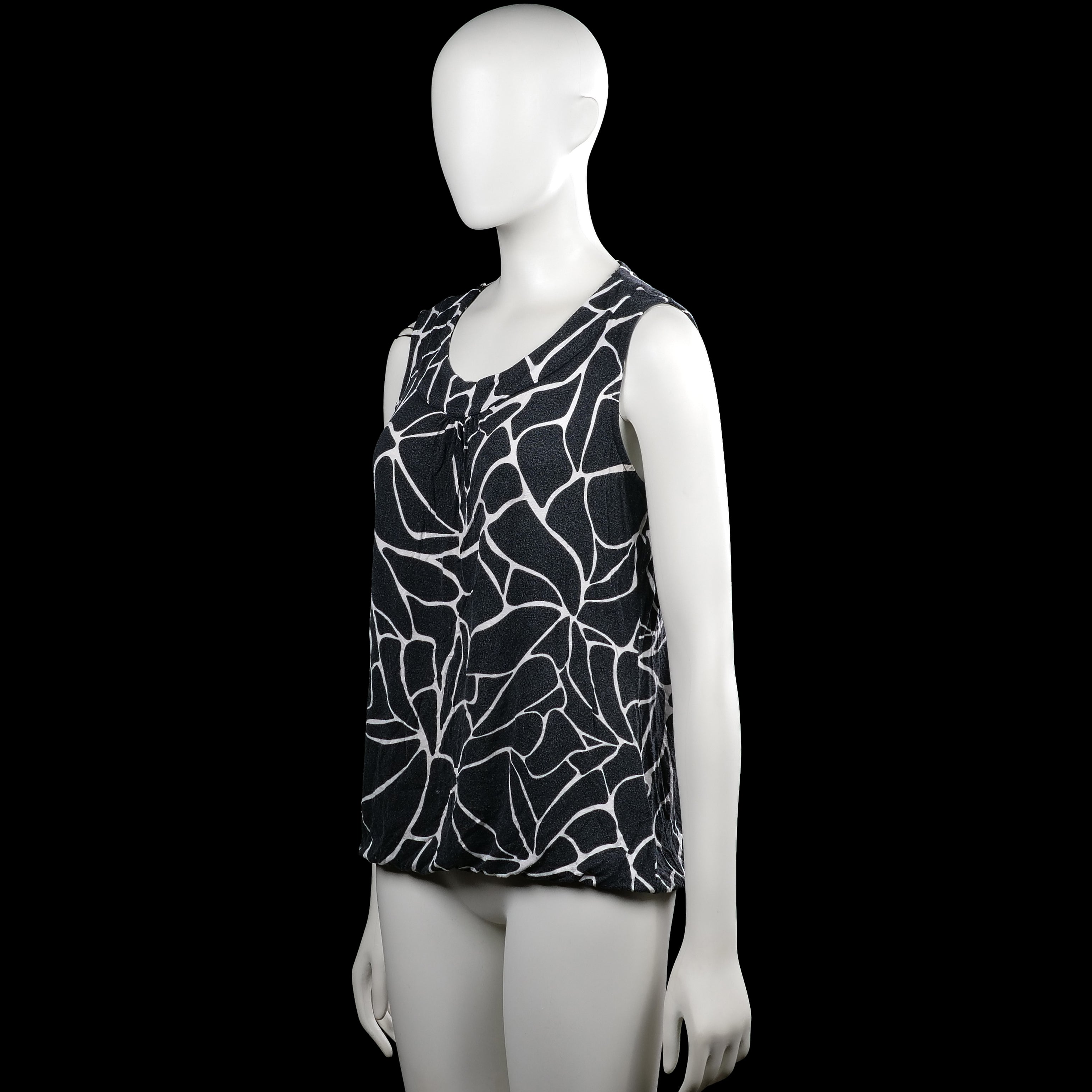 Tank top - Black & White - Size L
