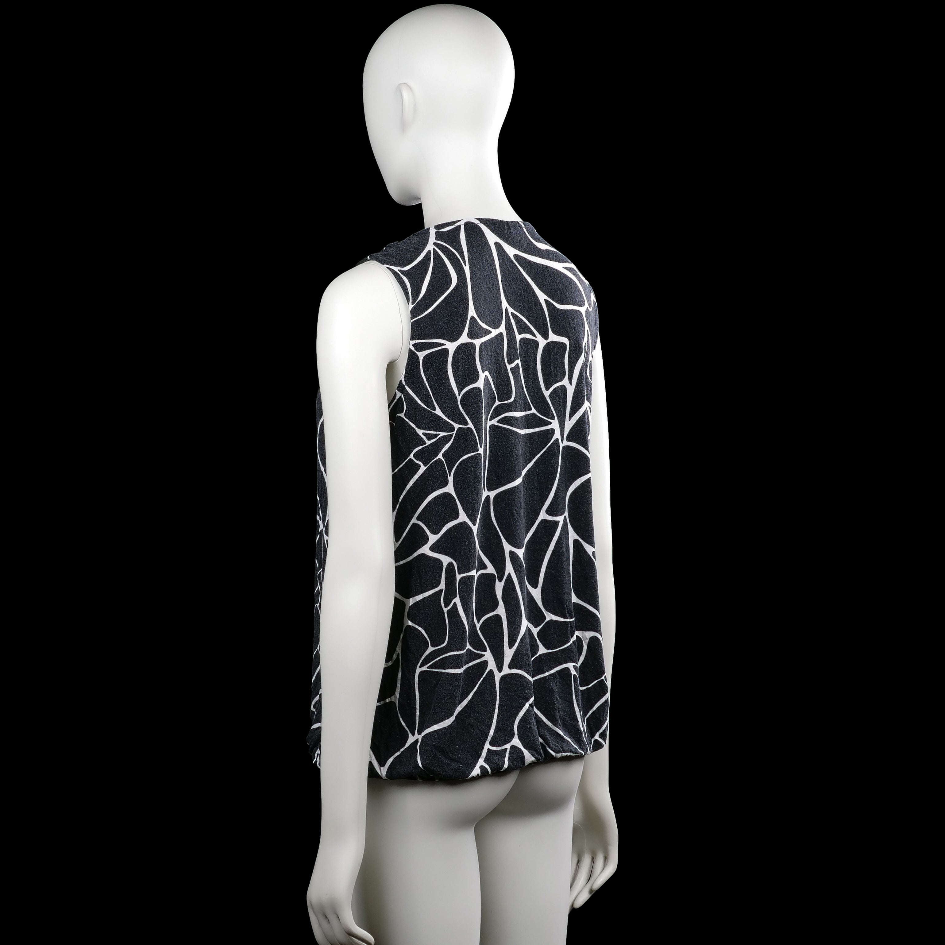Tank top - Black & White - Size L