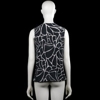Tank top - Black & White - Size L