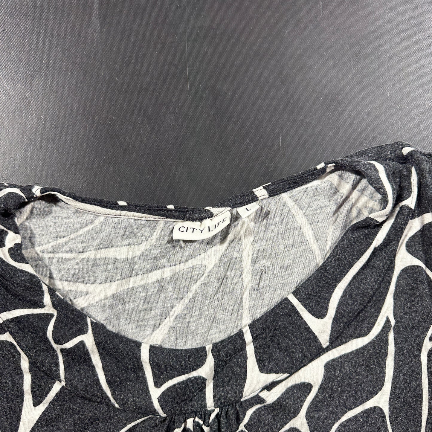 Tank top - Black & White - Size L