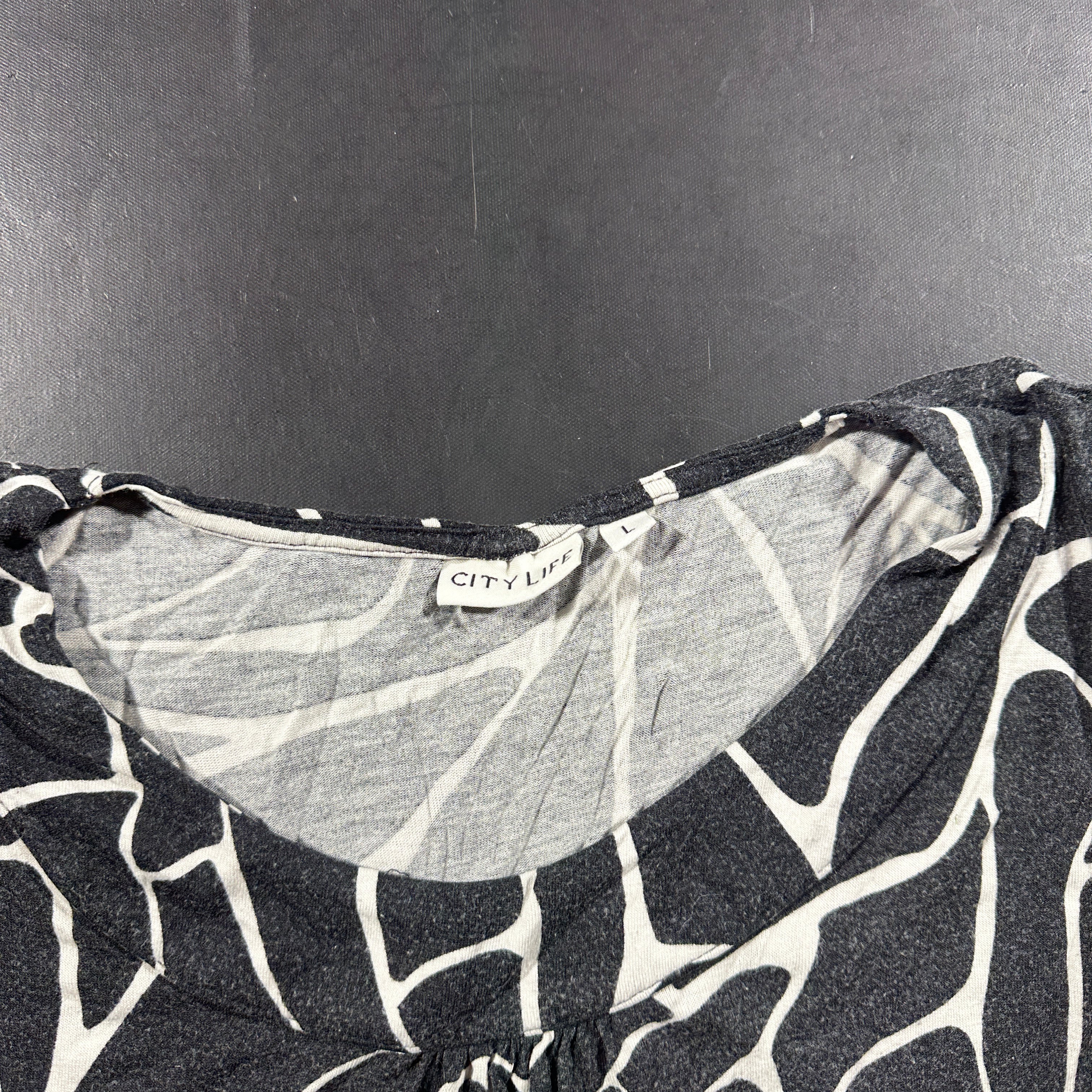 Tank top - Black & White - Size L