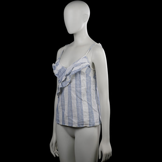 Tank top - White & Navy - Size 36