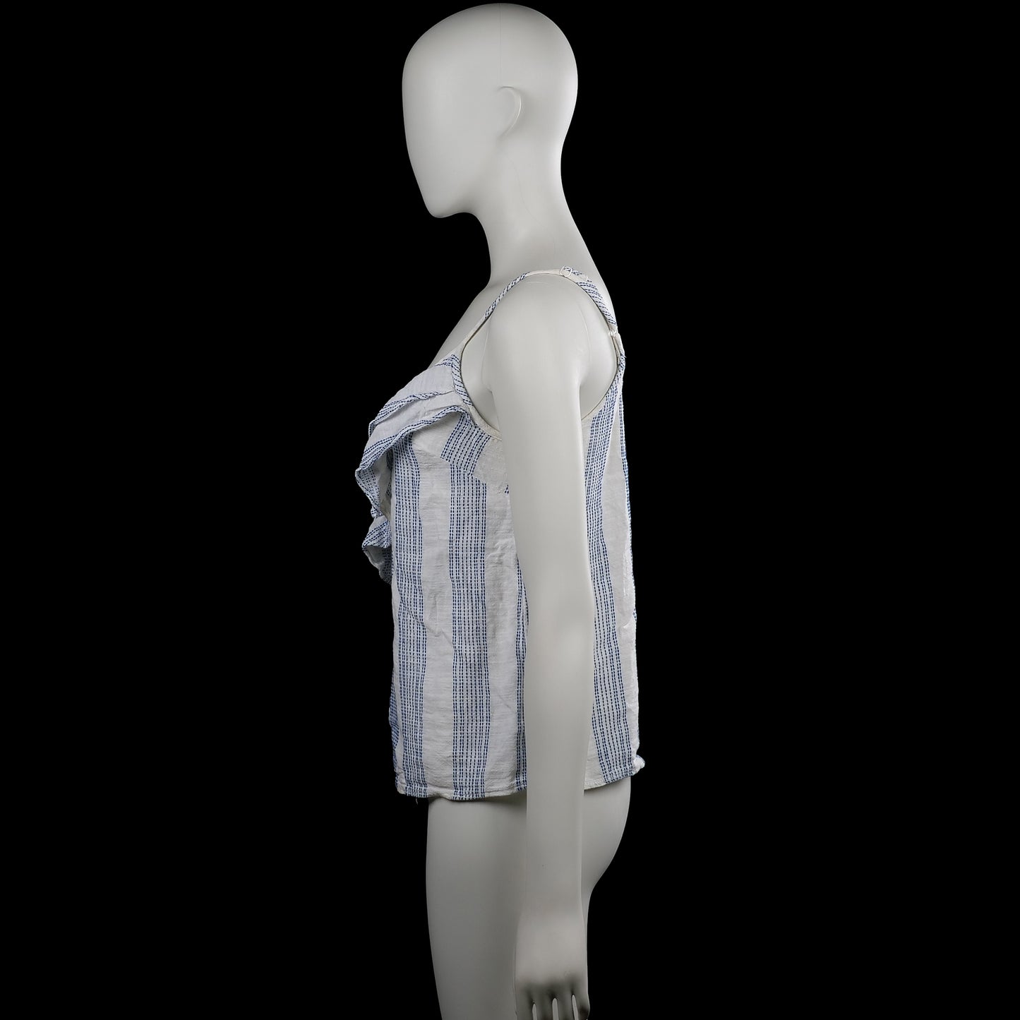 Tank top - White & Navy - Size 36