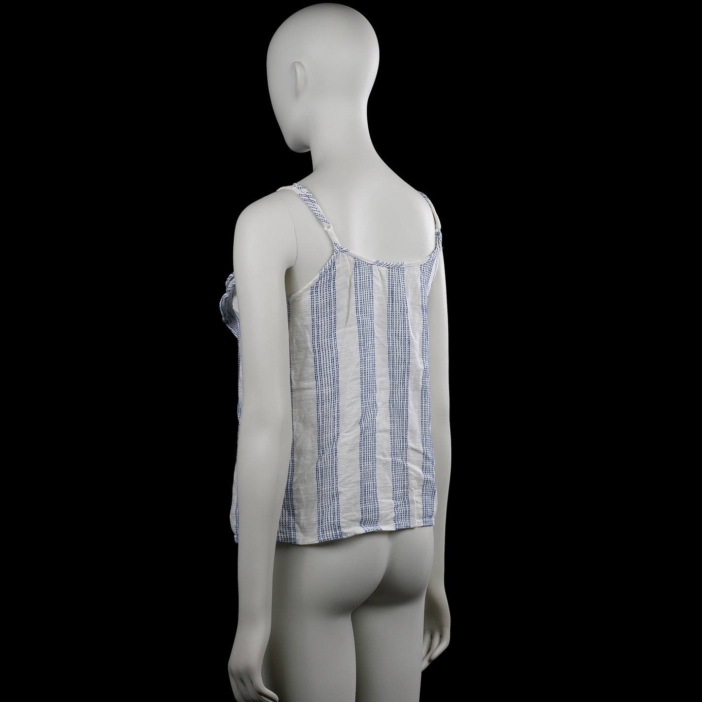Tank top - White & Navy - Size 36