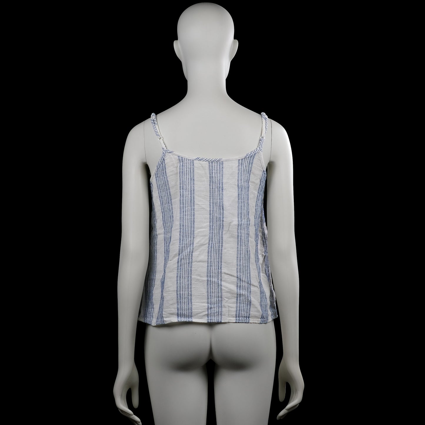 Tank top - White & Navy - Size 36