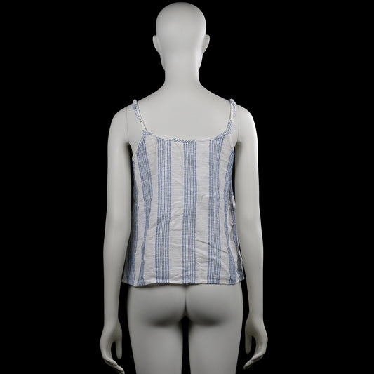 Tank top - White & Navy - Size 36