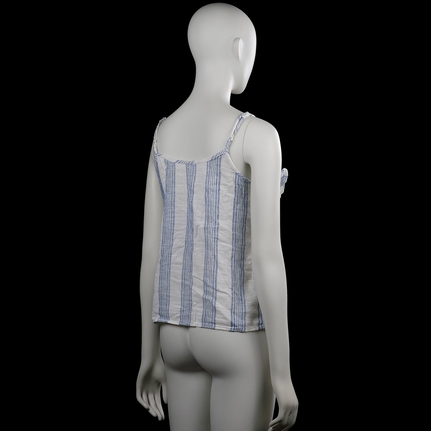 Tank top - White & Navy - Size 36