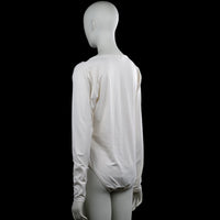 Bodysuit - White & Black - Size XL