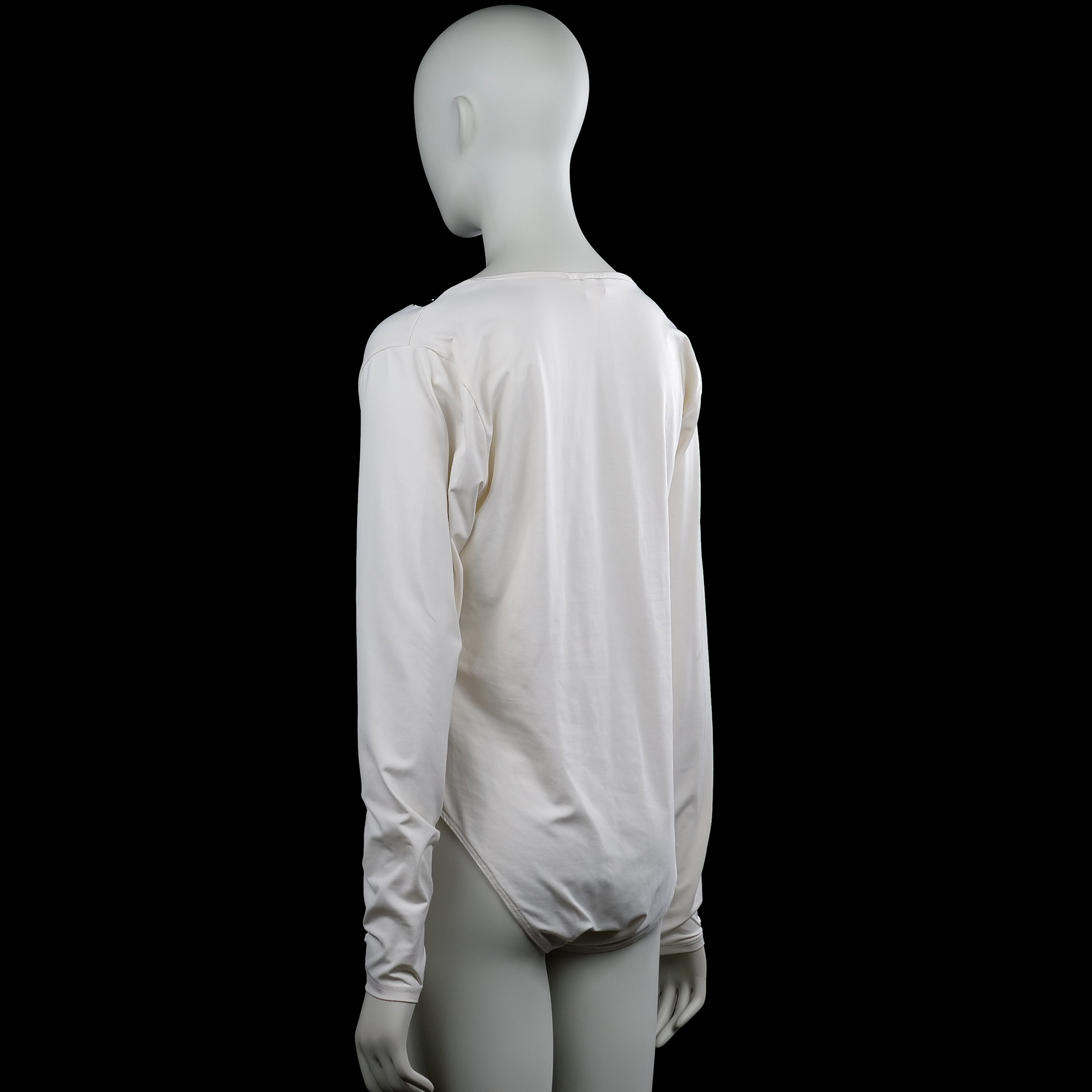Bodysuit - White & Black - Size XL