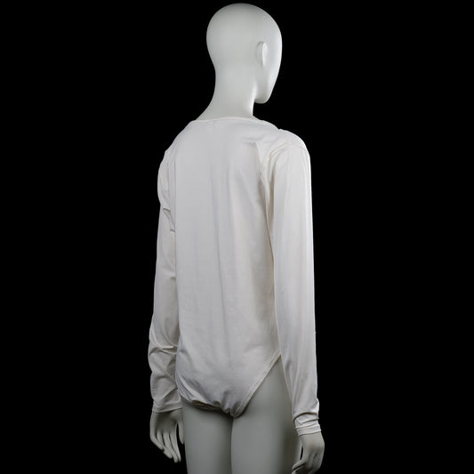 Bodysuit - White & Black - Size XL