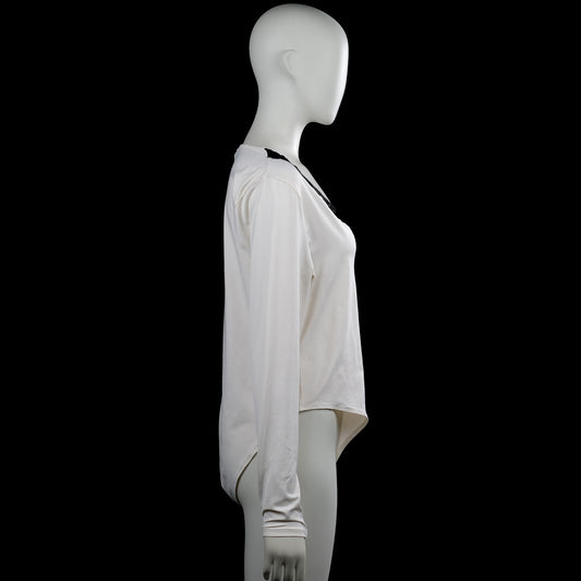 Bodysuit - White & Black - Size XL