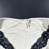 Bodysuit - White & Black - Size XL