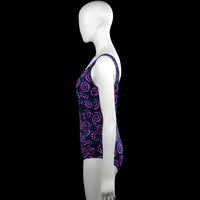 Bodysuit - Navy & Purple - Size 44