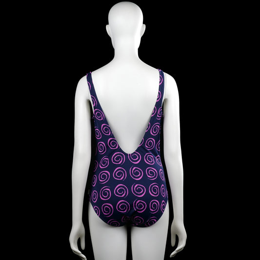 Bodysuit - Navy & Purple - Size 44