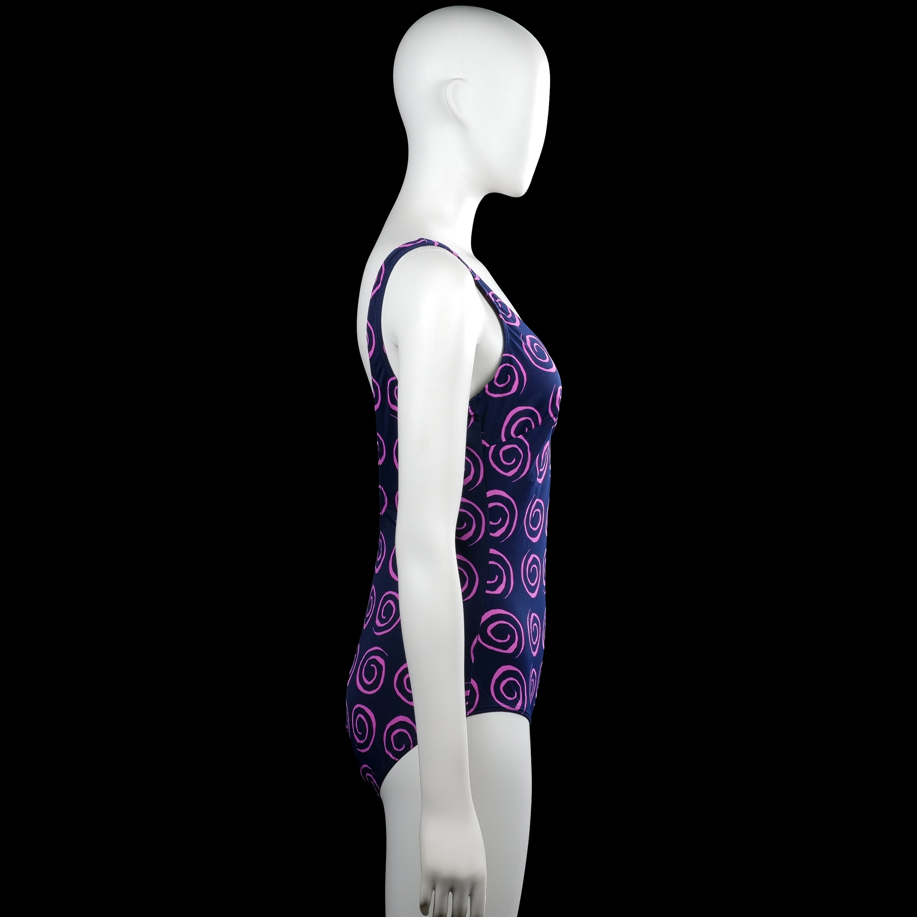 Bodysuit - Navy & Purple - Size 44