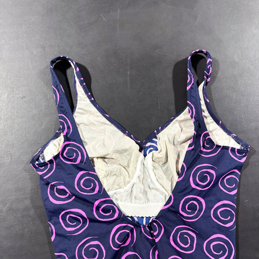 Bodysuit - Navy & Purple - Size 44