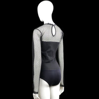 Bodysuit - Black & Light Gray - Size M