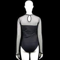 Bodysuit - Black & Light Gray - Size M