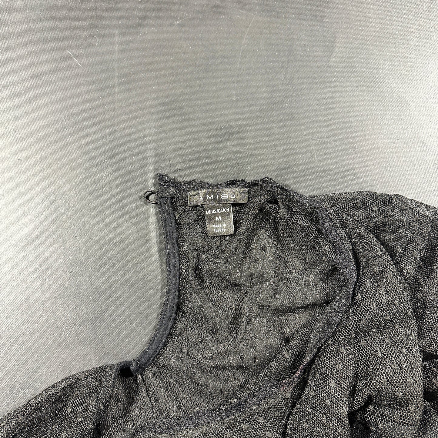 Bodysuit - Black & Light Gray - Size M