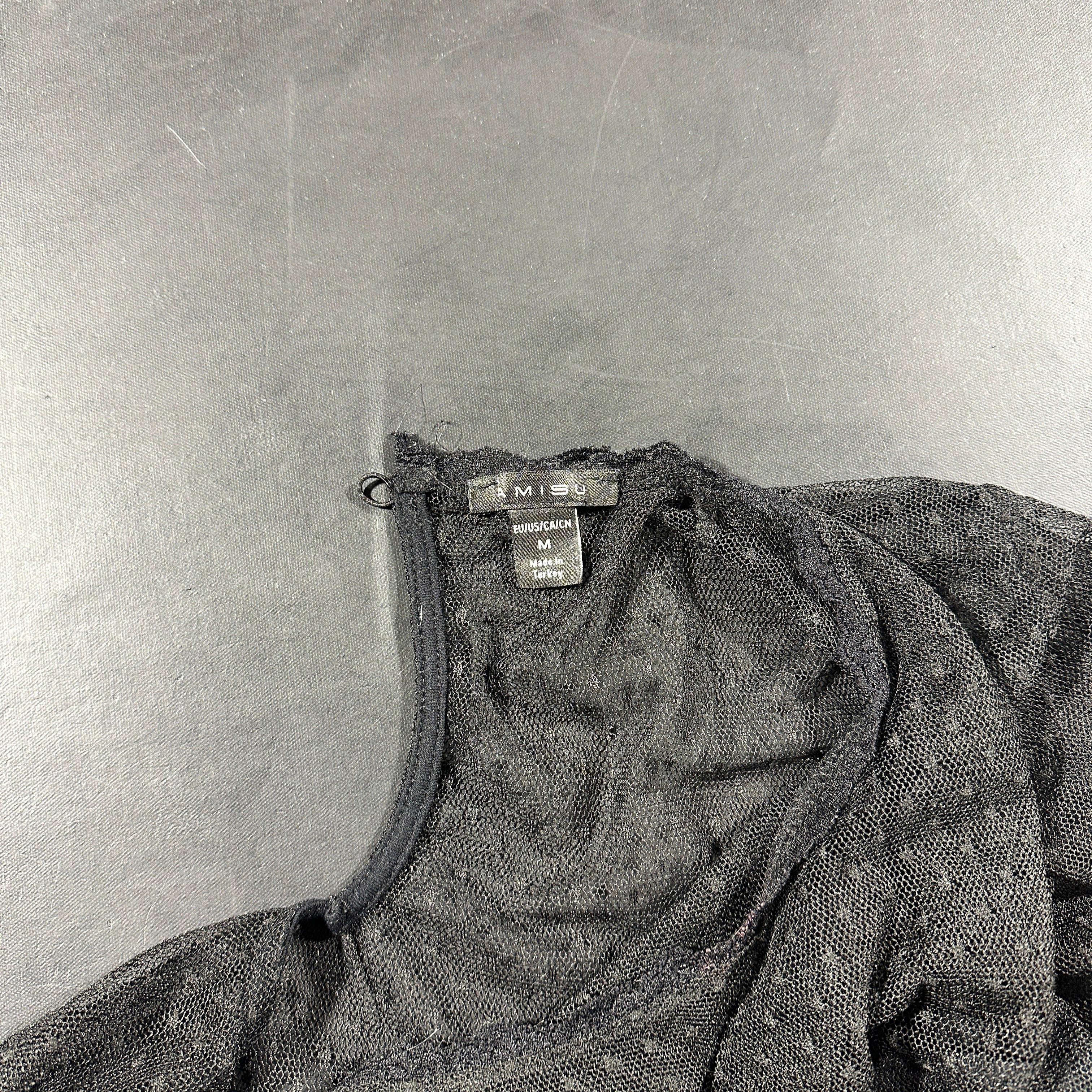 Bodysuit - Black & Light Gray - Size M