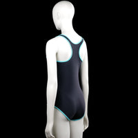Bodysuit - Navy & Turquoise - Size 170