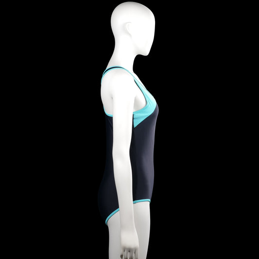 Bodysuit - Navy & Turquoise - Size 170