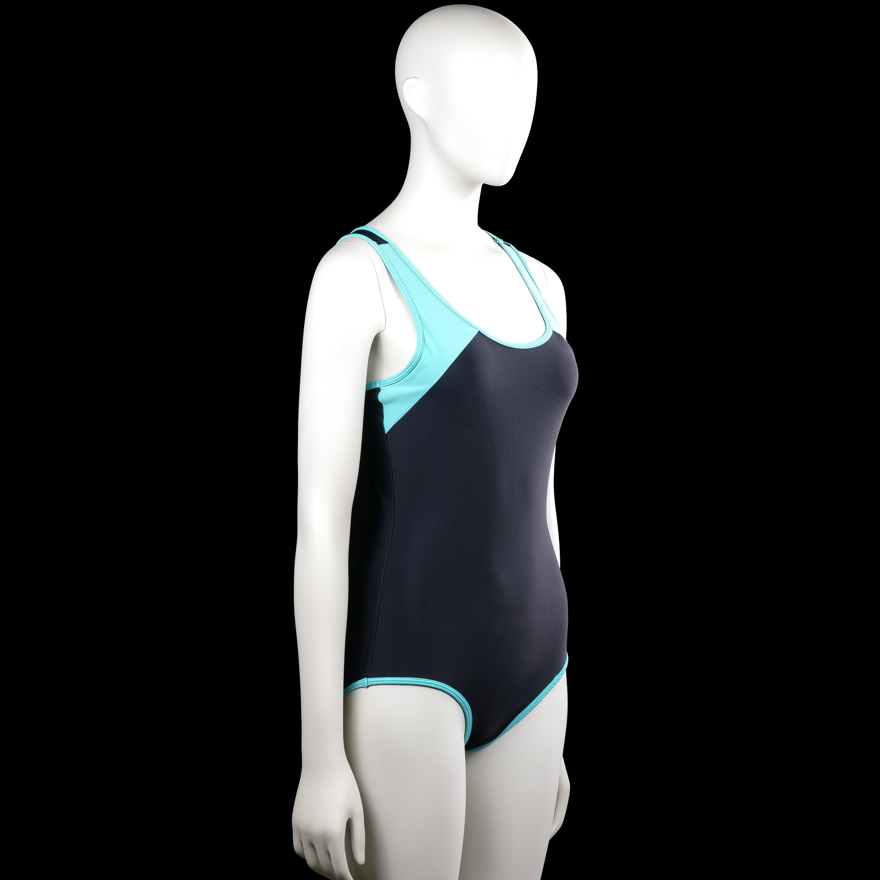 Bodysuit - Navy & Turquoise - Size 170