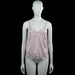 H&M Divided - Tank top - Light Pink & Ivory - Size 36 - Light pink solid camisole with thin shoulder straps and a V-neckline with ivory lace trim. Features an ivory lace-trim straight hem.