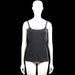 H&m mama - Tank top - Charcoal - Size S - Charcoal solid sleeveless camisole with thin adjustable shoulder straps and a scoop neckline. Straight hem with no visible closures.