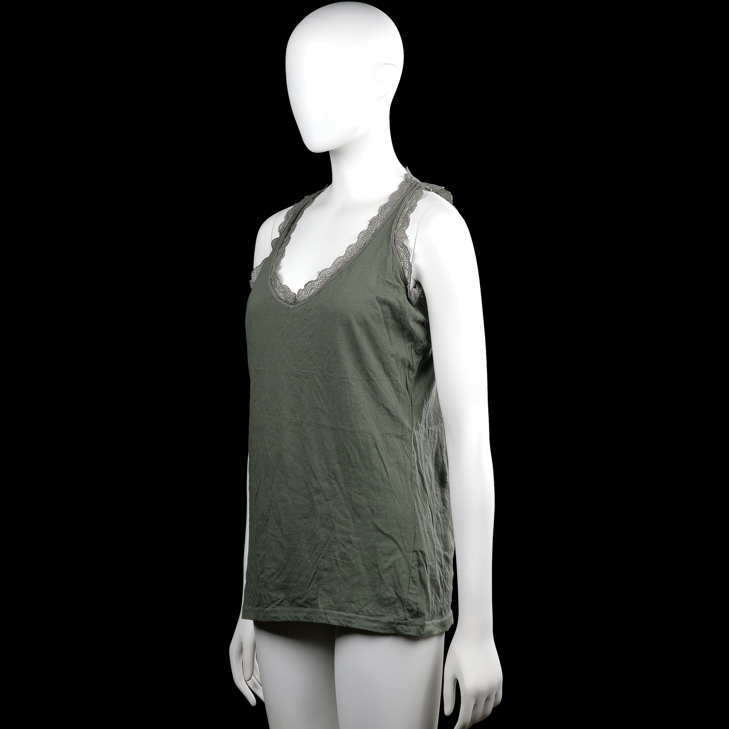 Tank top - Olive & Gray - Size L