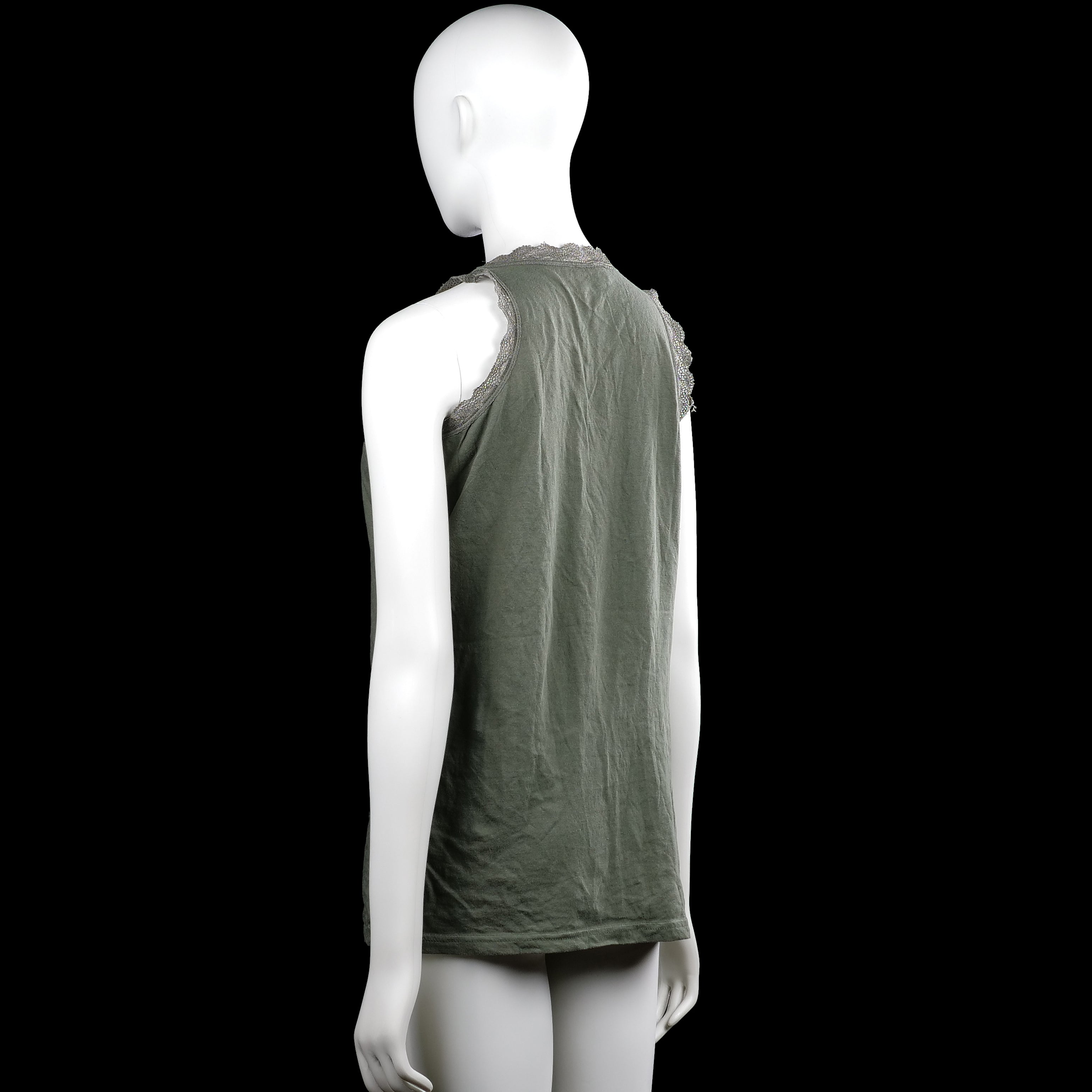 Tank top - Olive & Gray - Size L