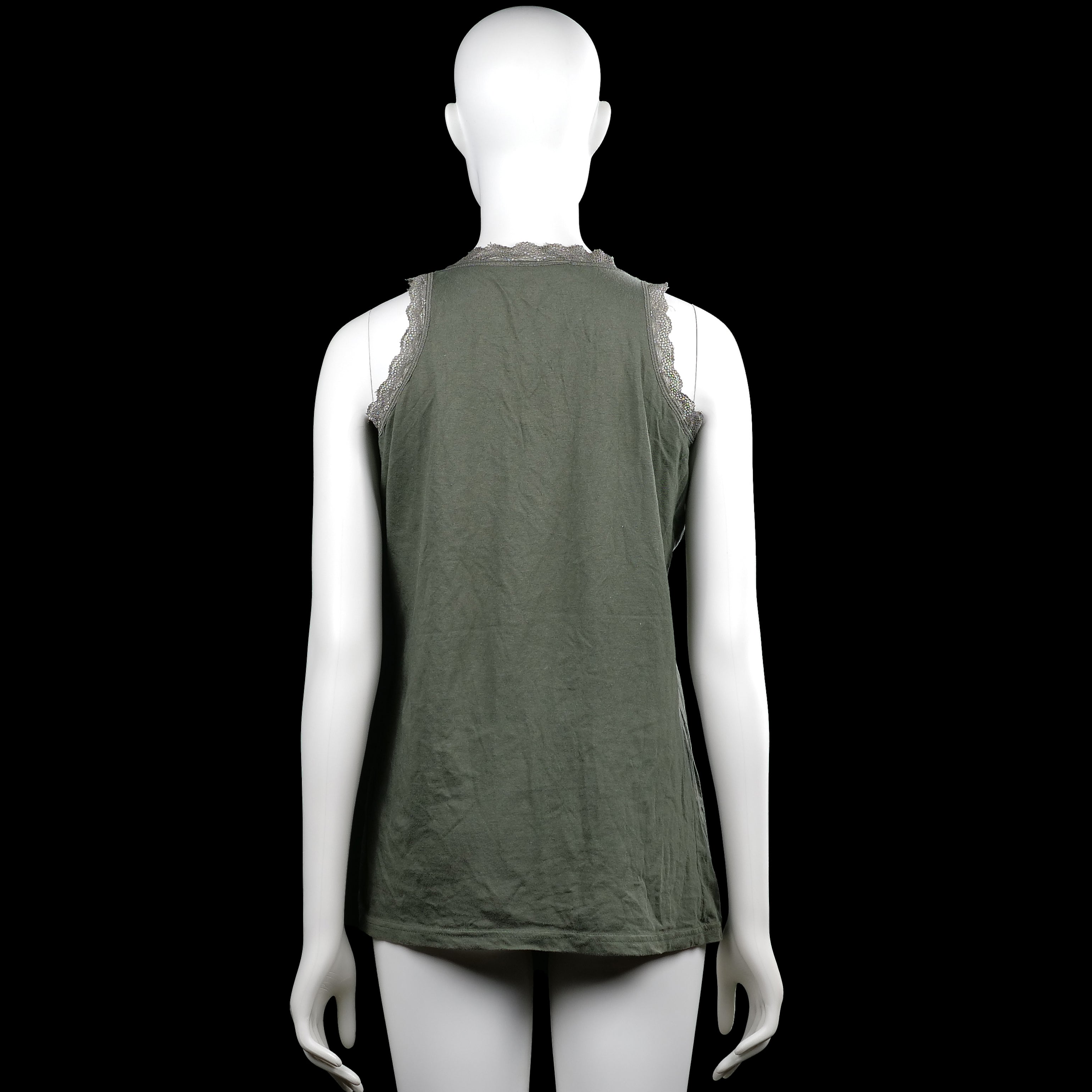 Tank top - Olive & Gray - Size L