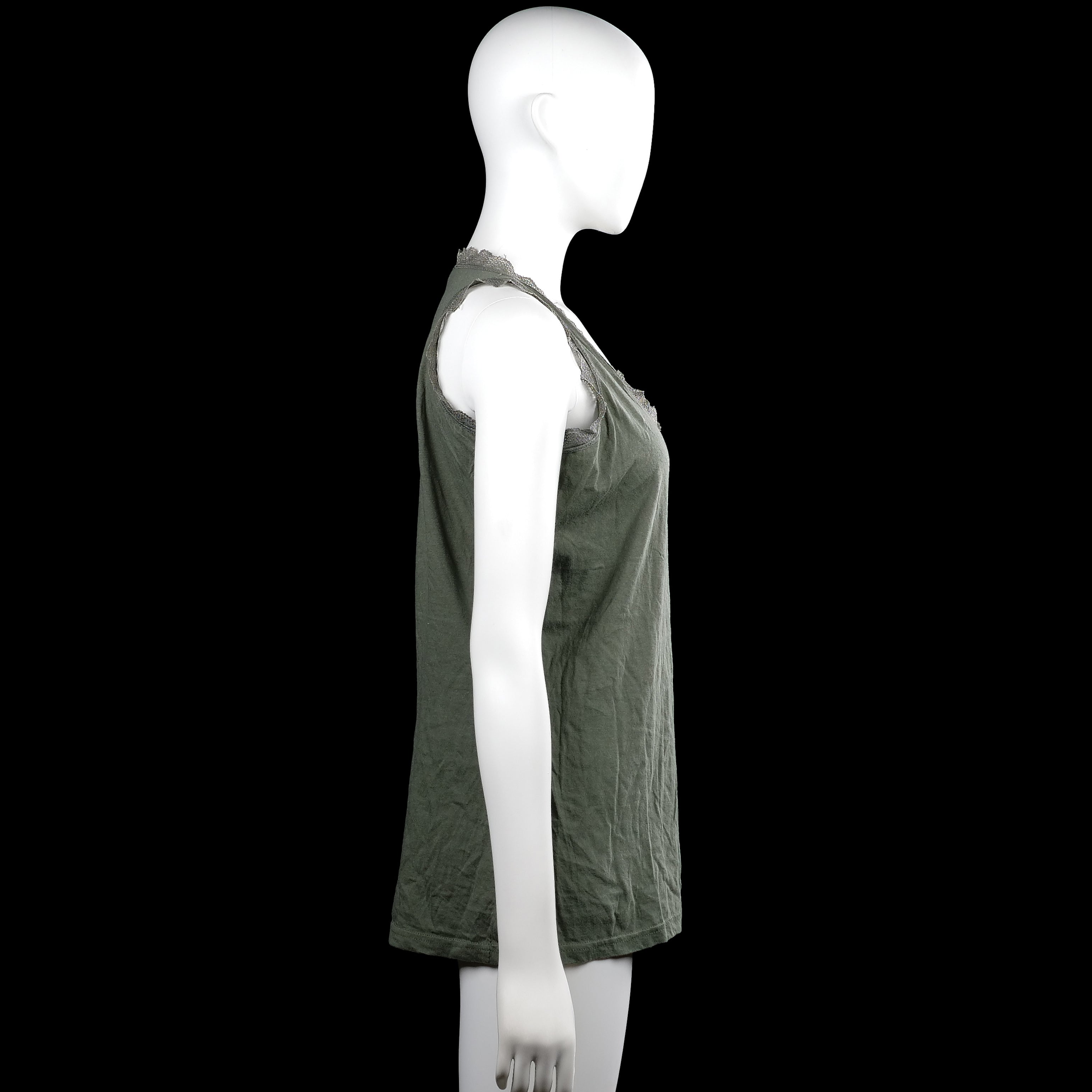 Tank top - Olive & Gray - Size L