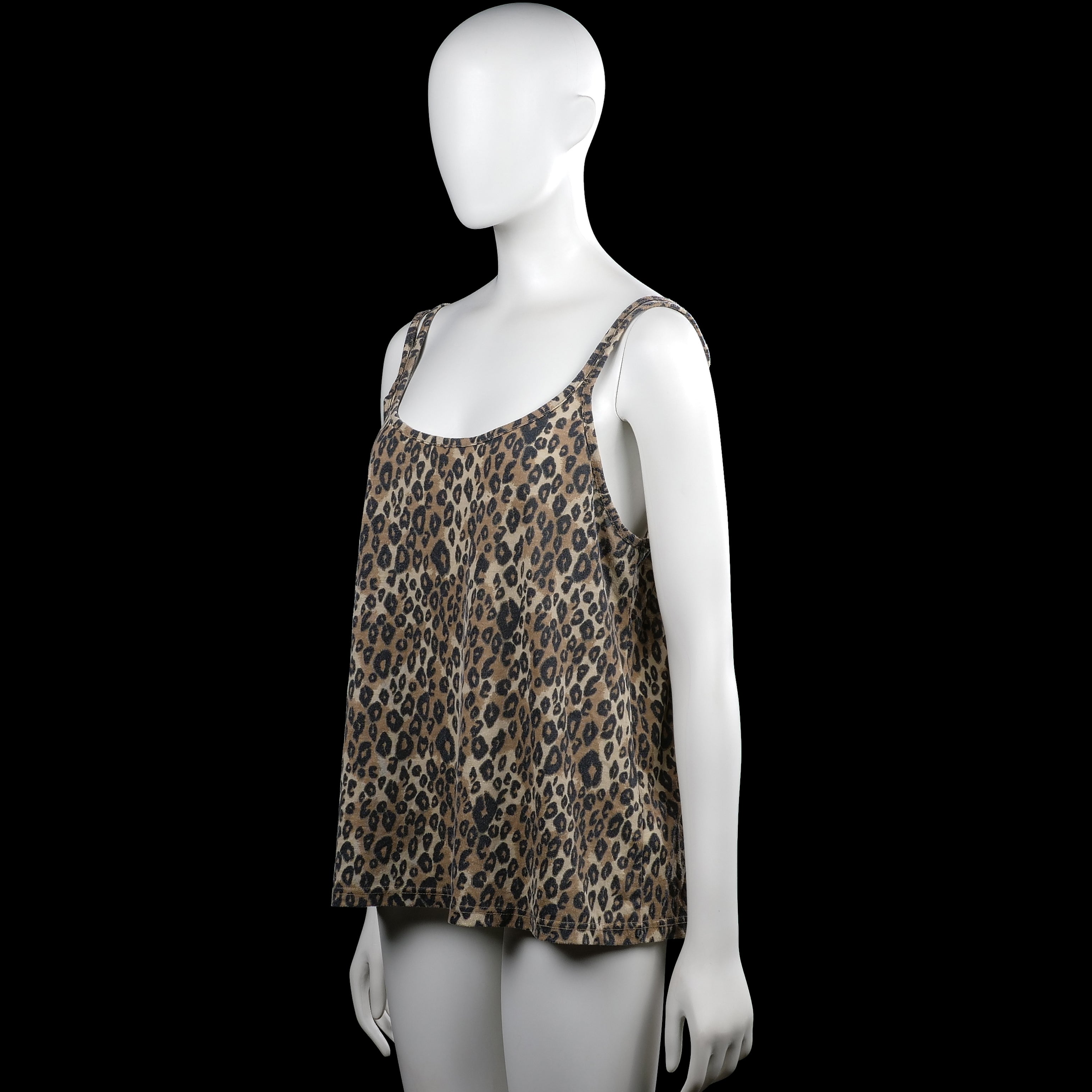 Tank top - Beige & Black - Size L