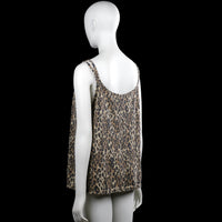 Tank top - Beige & Black - Size L