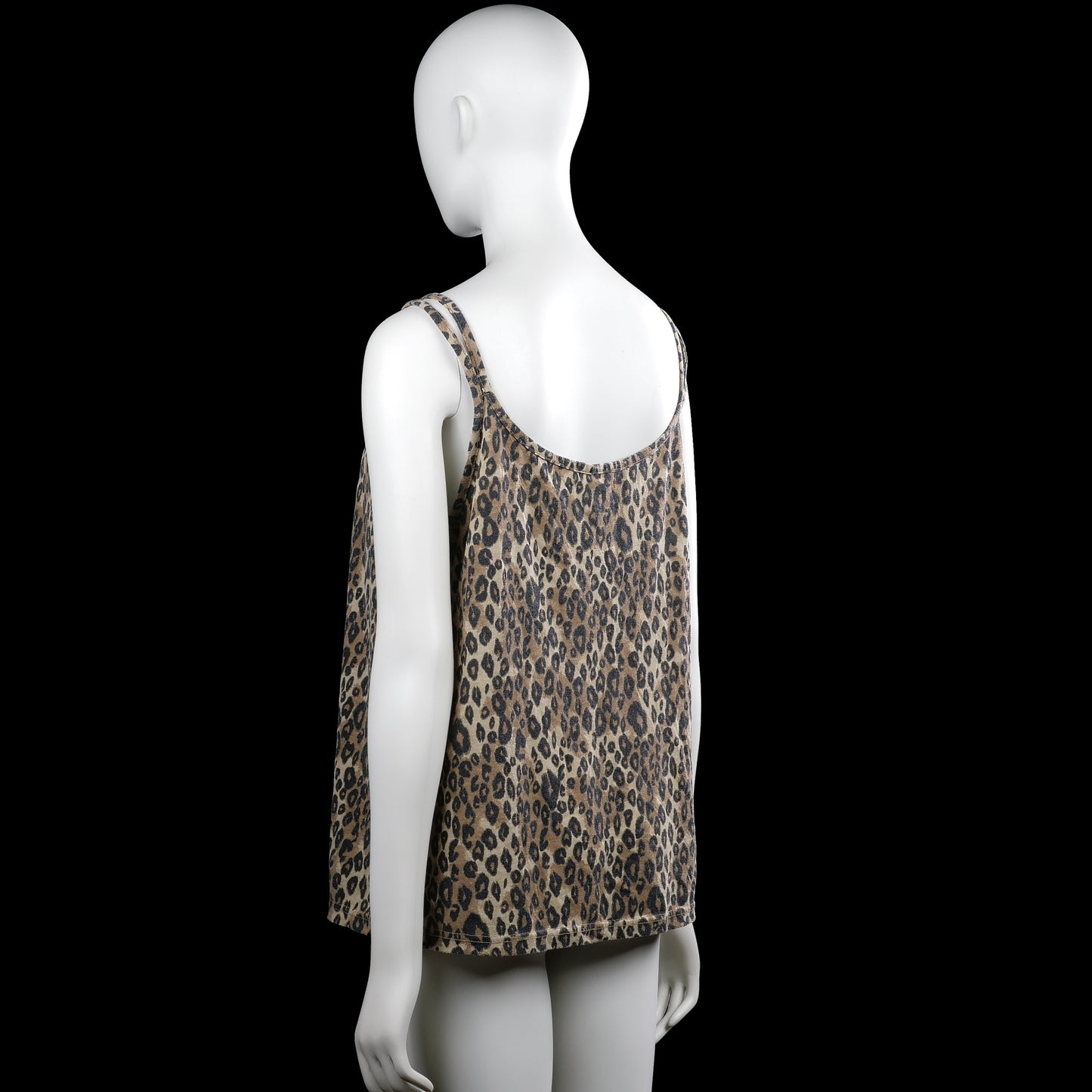 Tank top - Beige & Black - Size L