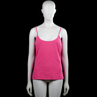 Eastwest - Tank top - Pink - Size L - Pink solid camisole top with thin shoulder straps and a scoop neckline. Straight hem with no visible closures or pockets.
