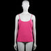 Eastwest - Tank top - Pink - Size L - Pink solid camisole top with thin shoulder straps and a scoop neckline. Straight hem with no visible closures or pockets.