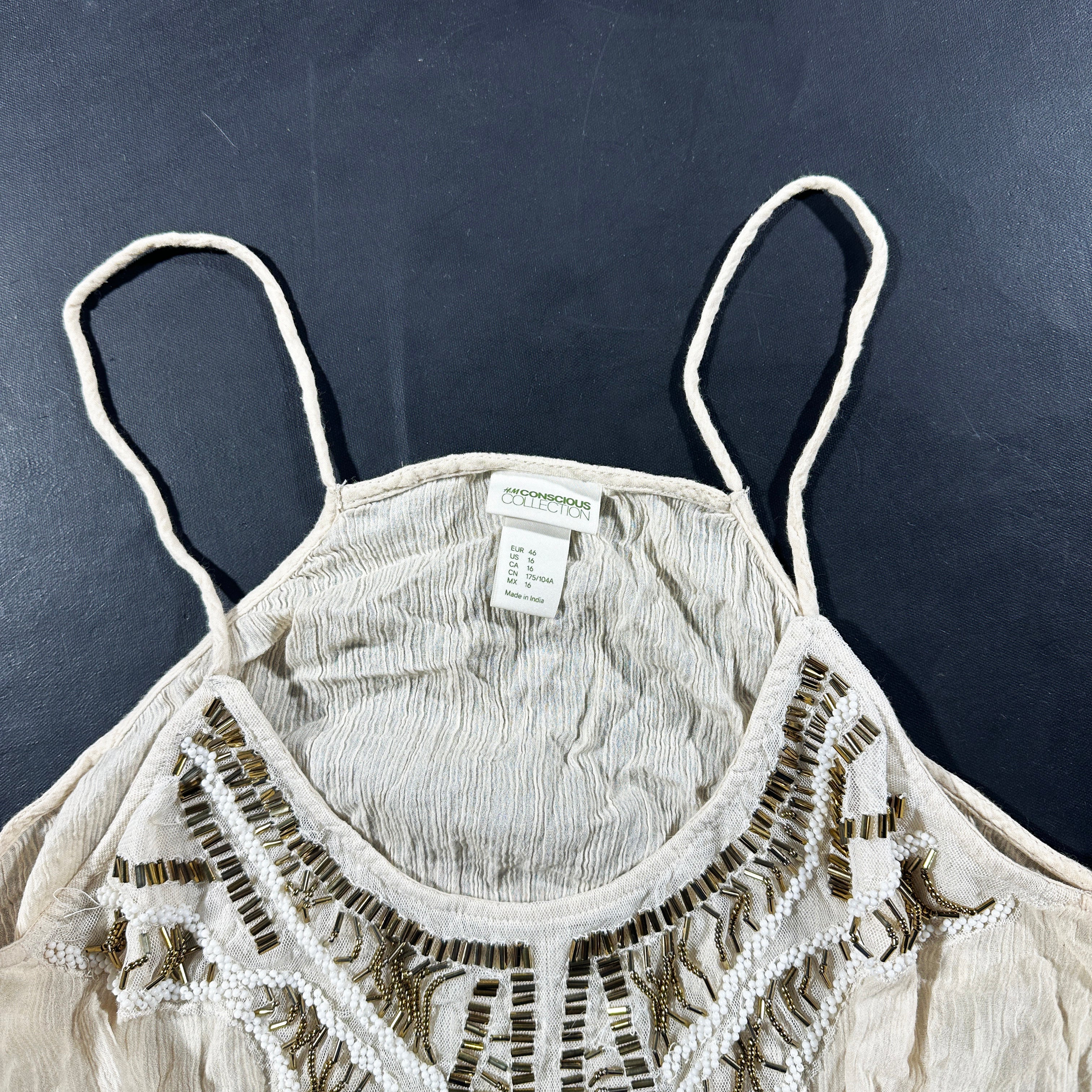 Tank top - Beige - Size 46