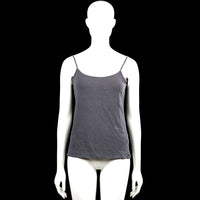 Primark - Tank top - Dark Gray - Size M - Dark gray solid camisole with thin adjustable shoulder straps and a scoop neckline. Features a straight hem.