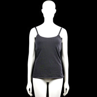 H&m mama - Tank top - Charcoal - Size S - Charcoal solid camisole with thin adjustable shoulder straps and a scoop neckline. Straight hem.