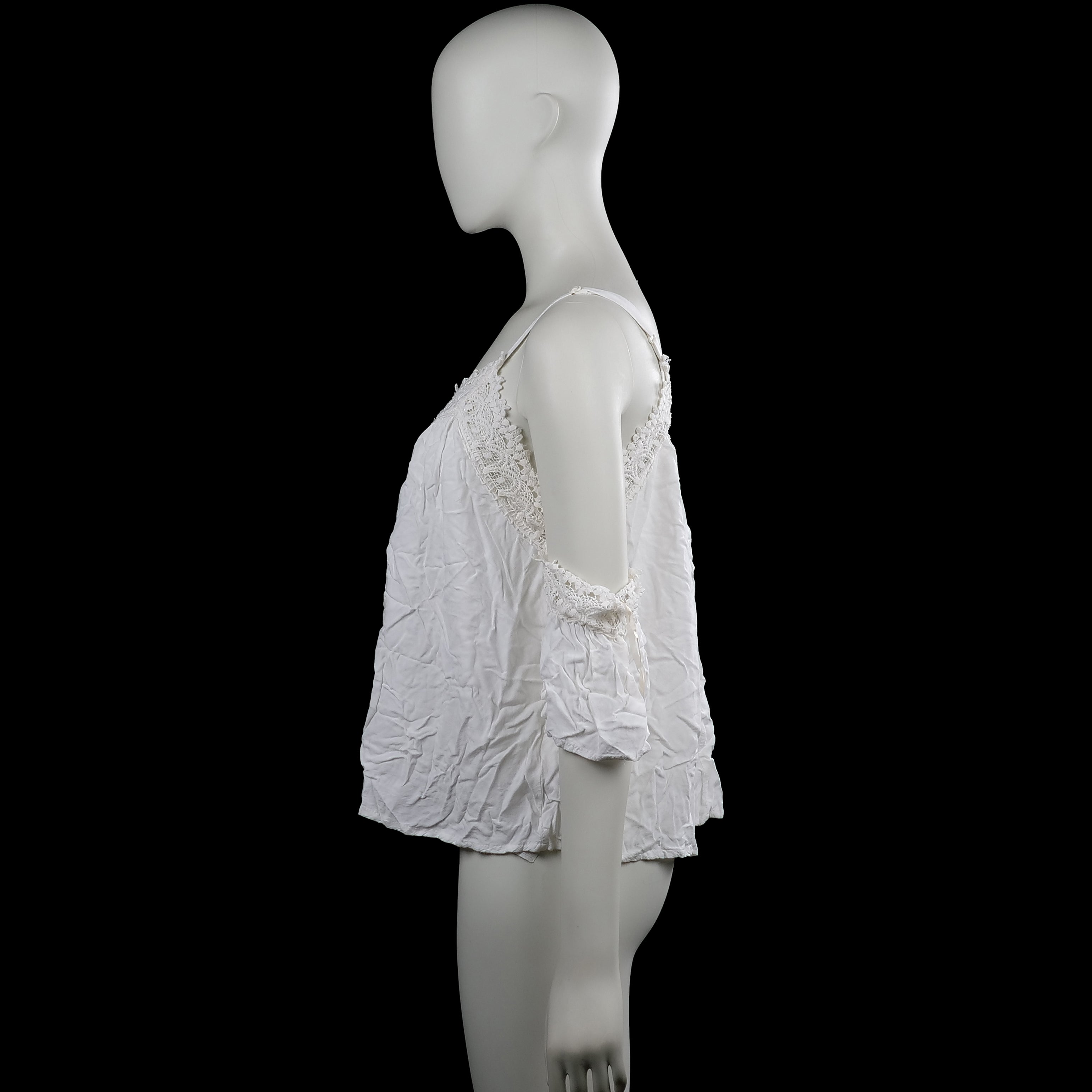 Blouse - White - Size S