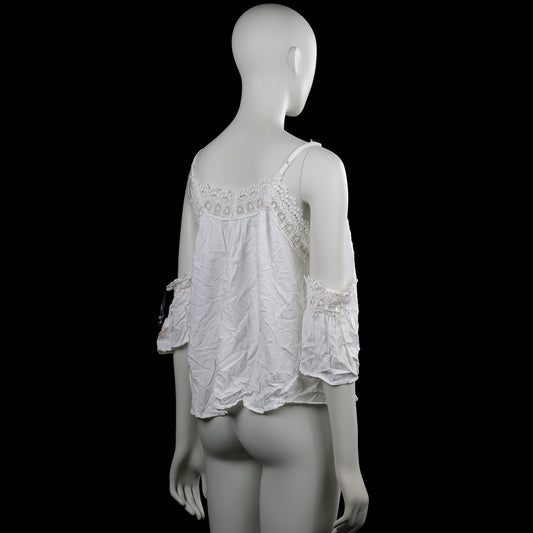 Blouse - White - Size S
