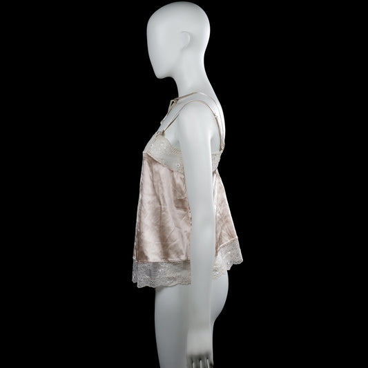 Tank top - Ivory & Beige - Size S