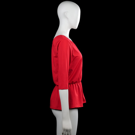 Long-sleeve top - Red - Size L