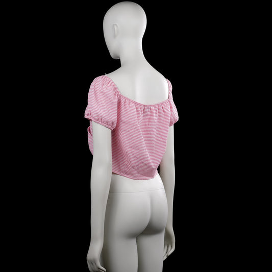 Blouse - Pink & White - Size 38